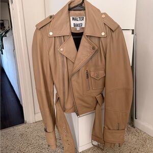 Walter Baker Tan Leather Jacket